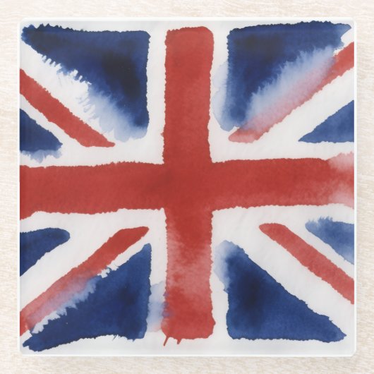 Union jack glass coaster ガラスコースター (正面)