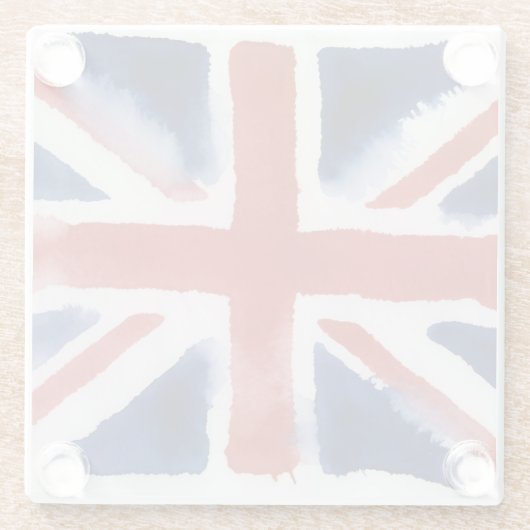 Union jack glass coaster ガラスコースター (裏面)