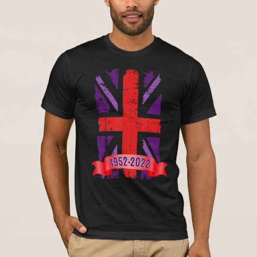 Union Jack Idea For Women For The Platinum Jubilee Tシャツ (正面)
