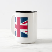 Union Jack Large Two Tone 15 Oz Mug ツートーンマグカップ (正面左)