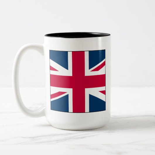 Union Jack Large Two Tone 15 Oz Mug ツートーンマグカップ (左)