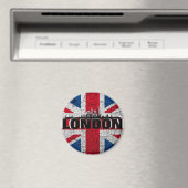Union Jack & London Skyline Kühlschrankmagnet マグネット (インサイチュ (食洗機))