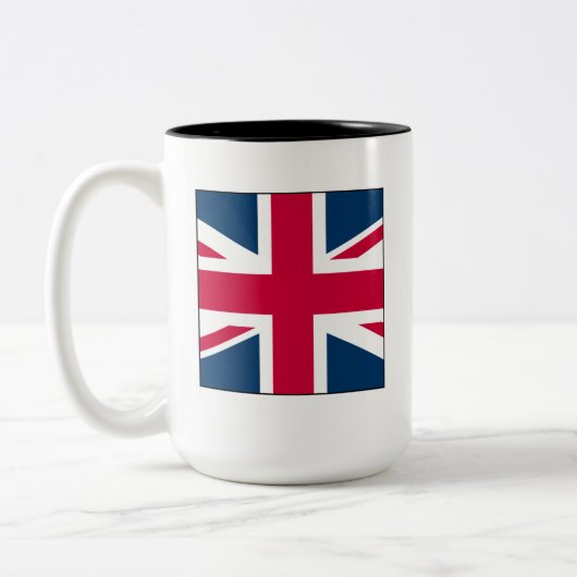 Union Jack Medium Sized Two Tone 15 oz. Mug ツートーンマグカップ (左)