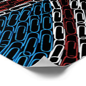 Union Jack of Paperclips ポスター (角)