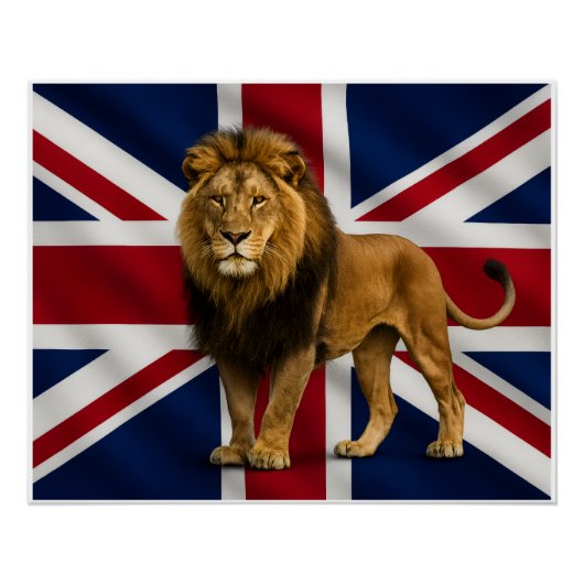 Union jack poster ポスター (正面)