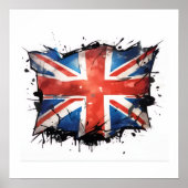 Union jack poster ポスター (正面)