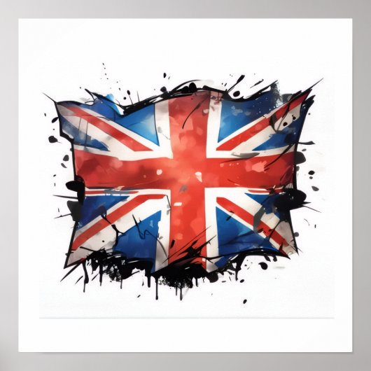 Union jack poster ポスター (正面)