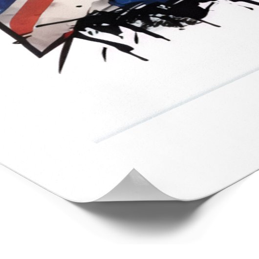 Union jack poster ポスター (角)