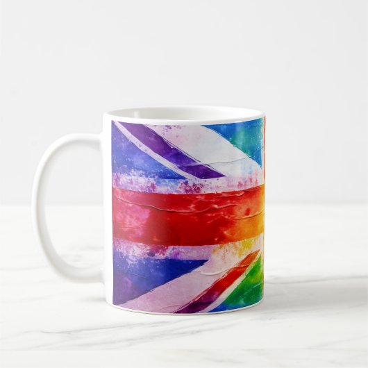 Union Jack Rainbow Mug コーヒーマグカップ (左)