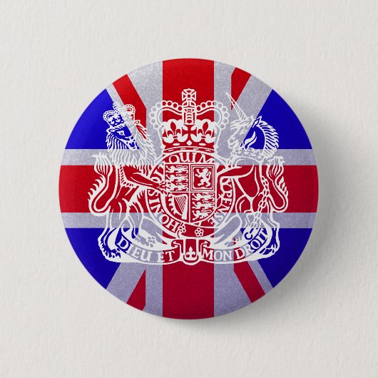 Union Jack & Seal 缶バッジ (正面)
