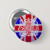 Union Jack & Seal 缶バッジ (正面&裏面)