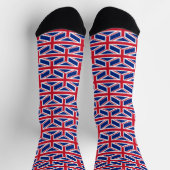 Union Jack Socks UK patriotic British Flag fashion ソックス (上部)