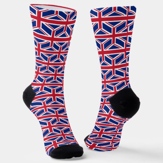 Union Jack Socks UK patriotic British Flag fashion ソックス (傾斜あり)