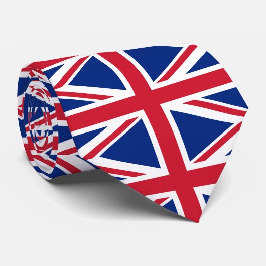 Union Jack - United Kingdom - British flag ネクタイ (ロール)