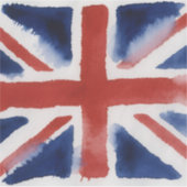 Union jack  vinyl sticker シール (正面)