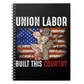 Union Laborがこの国のノートを作成 ノートブック (正面)