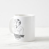 Union StrongのJohn L Lewisは弱救済い コーヒーマグカップ (正面左)