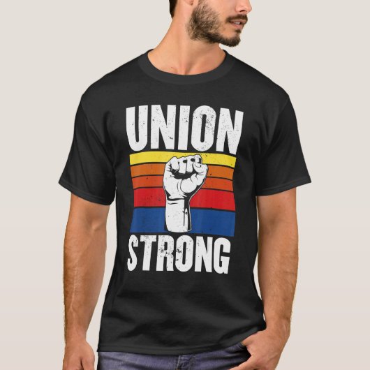 Union Strong Labor day for womenmen Labor day par Tシャツ (正面)