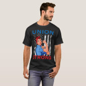 Union Strong Labor Day Skilled Union Worker Tシャツ (正面フル)