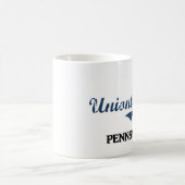Uniontownペンシルバニア都市クラシック コーヒーマグカップ (中央)