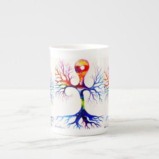 Unipolar neuron ボーンチャイナマグカップ (正面)
