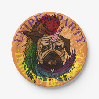 Unipugのパーティーのプレート ペーパープレート