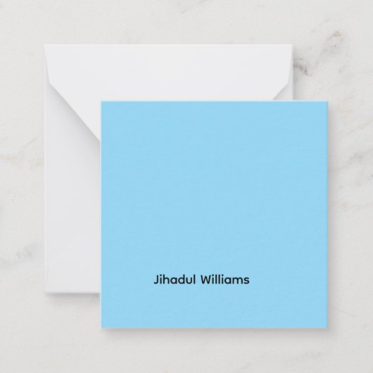 Unique  ノートカード (正面)