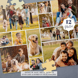 Unique 12 Photo Collage Simple ジグソーパズル