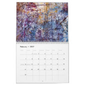 Unique Abstract  Art Calendar 2023  Background カレンダー (2月 2027)