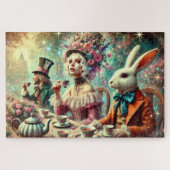 Unique Alice In Wonderland Tea Party ジグソーパズル (横)
