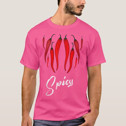 Unique And Cool Chili Pepper Lovers Tシャツ (正面)