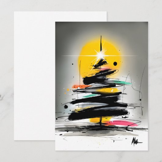 Unique and Funky Christmas Cards シーズンカード (正面/裏面)