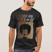 Unique And HBCU-ish AF Historical Black Colleges A Tシャツ (正面)