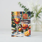 Unique and joyful Christmas card シーズンポストカード (スタンド正面)