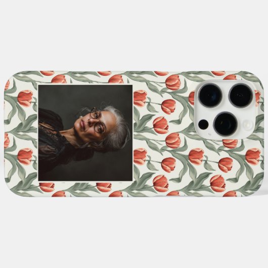 Unique Anniversary Gift Tulip Custom Case-Mate iPhoneケース (裏面 (横))