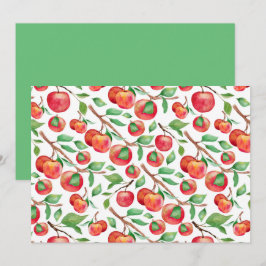 Unique Apples Note Card ノートカード