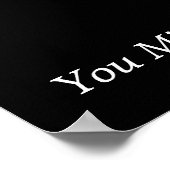 Unique Art Motivational Quote Basketball Poster ポスター (角)