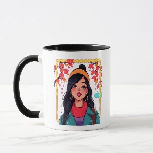 Unique Art Mug – Perfect Cozy Gift for Her マグカップ (左)