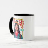 Unique Art Mug – Perfect Cozy Gift for Her マグカップ (正面左)