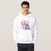 "Unique Art Print Hoodie for Men" パーカ (正面フル)