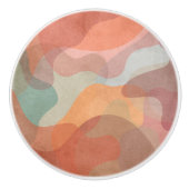 Unique Artistic Ceramic Knob with Vivid Color Patt セラミックノブ (正面)