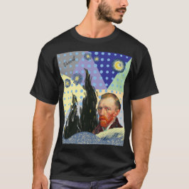Unique Artistic Design Modern Starry Night  Tシャツ