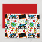 Unique Back to School Note Card ノートカード (正面/裏面)