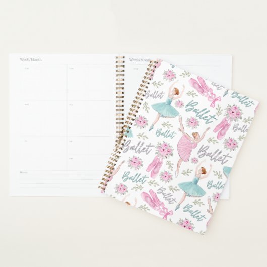 Unique Ballet Planner Journal プランナー手帳 (ディスプレー)