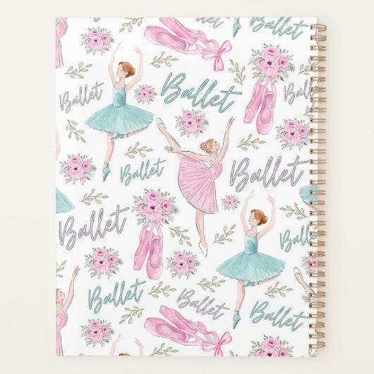 Unique Ballet Planner Journal プランナー手帳 (裏面)