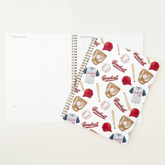 Unique Baseball Planner Journal プランナー手帳 (ディスプレー)