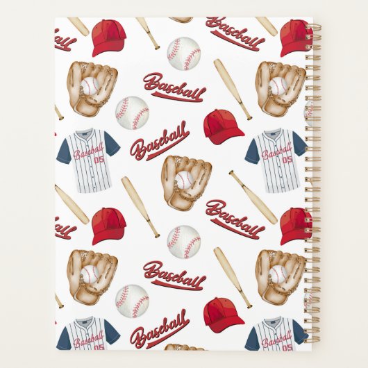 Unique Baseball Planner Journal プランナー手帳 (裏面)