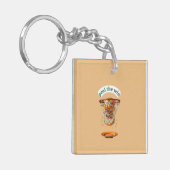 Unique basketball lover gifts peel the win キーホルダー (正面左)