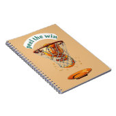 Unique basketball lover gifts peel the win ノートブック (右側)