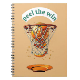 Unique basketball lover gifts peel the win ノートブック